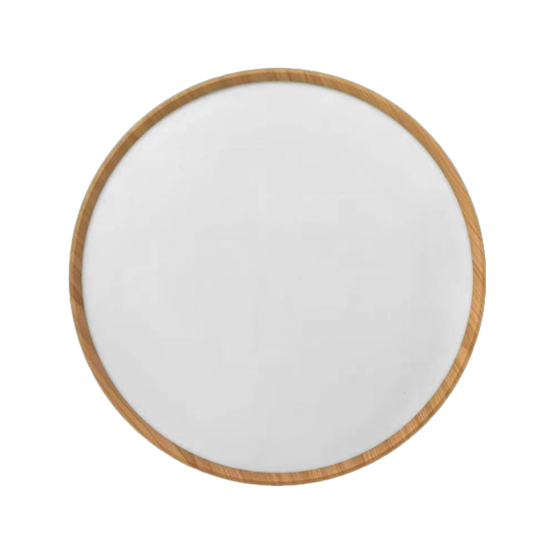 Светильник потолочный ультратонкий, круглый, «под дерево»